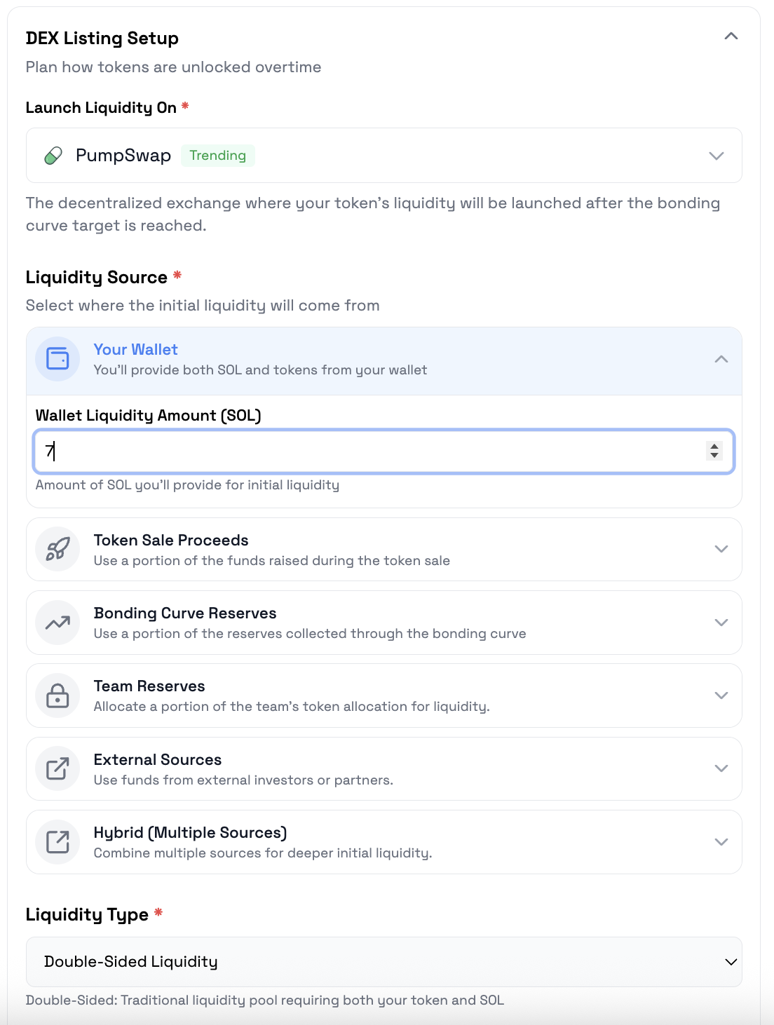 dex-listing-setup