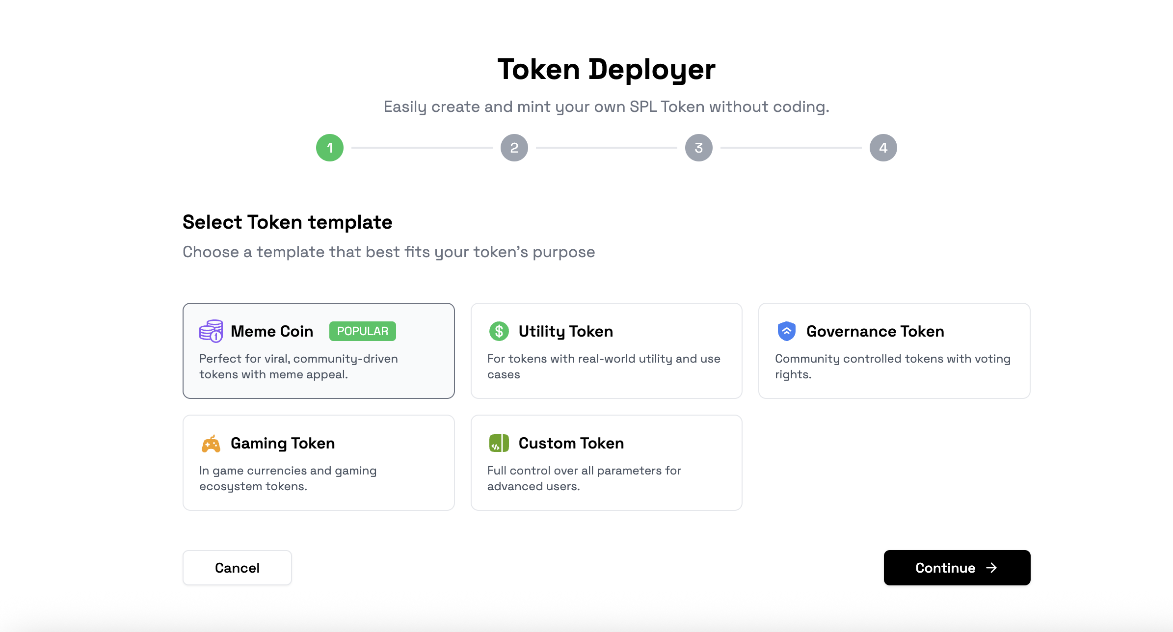 token-template